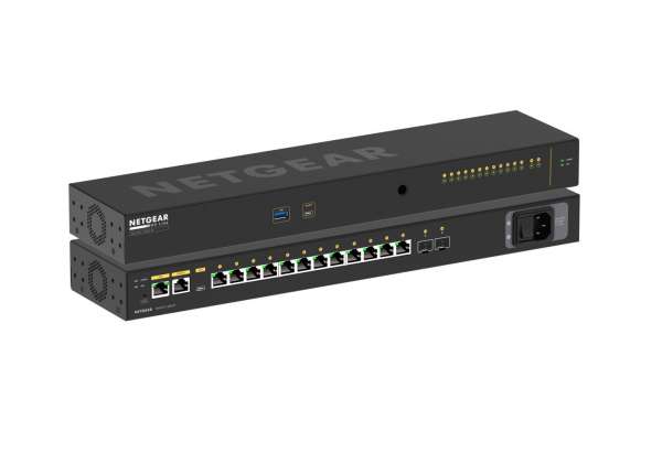 NETGEAR - M4250 14-Port 12M2XF Stapelbarer Managed Switch