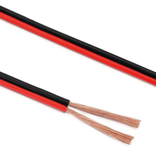 sonero Lautsprecherkabel 2x4,0mm², CCA 25,0m, rot/schwarz