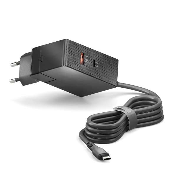 Vuelogic - USB-C & USB-A GaN Ladegerät - 3-Port - 100W PD - schwarz