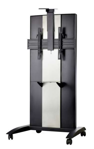 Flachbildschirm-Videokonferenz-Trolley mit Höhenverstellung für 42-65" Bildschirme