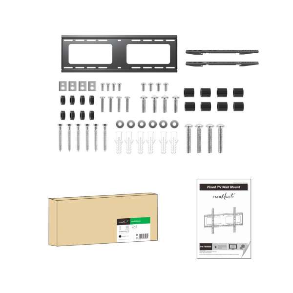 PureMounts® TV Halterung - FIX - VESA 600x400 - 37-80"