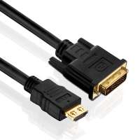 Aperçu: HDMI/DVI Kabel - PureInstall 5,00m Aperçu: HDMI/DVI Kabel - PureInstall 5,00m