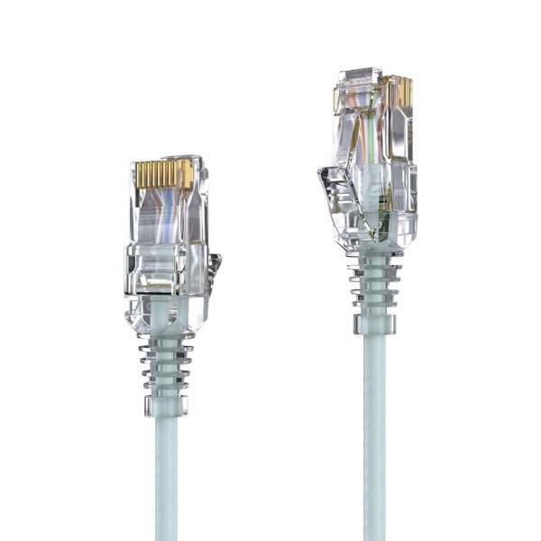 CAT 6 Patchkabel. SLIM - UTP - LSOH - grau - 0,25m
