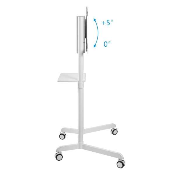 PureMounts® Mobiler TV Standfuß, weiß