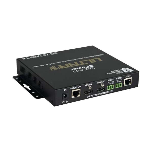 JustAddPower - Ultra Series 4K Encoder (Transmitter) mit AES67-Audio (LPCM bis zu 8CH)