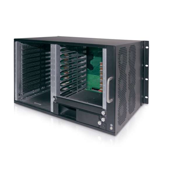 Digibird - 6U Chassis, bis zu 14x Eingangskarten, 5x Ausgangskarten