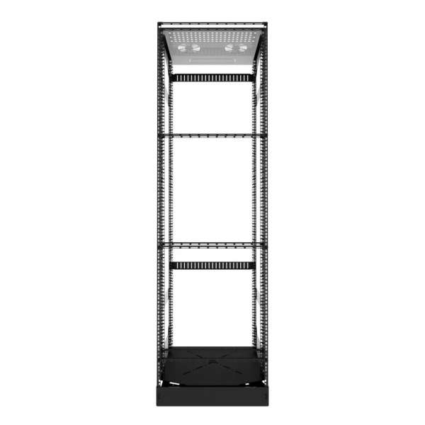 19" Ausziehbares und drehbares Rack 36RU, 125 kg Belastung, 490B X 615T X 1684H