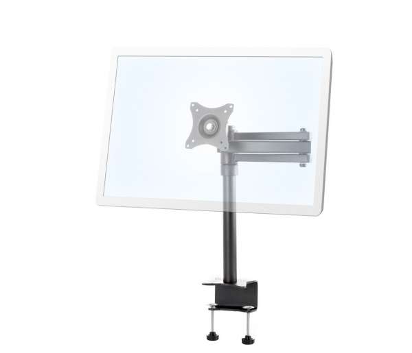 Desktop-Doppelarmhalterung für 10-29"-Bildschirme, schwarz